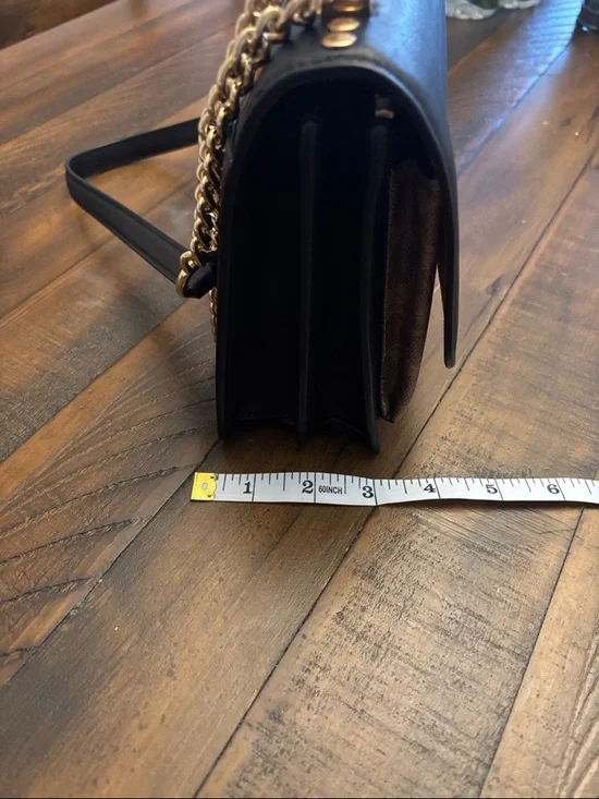 Coach SET Black Leather & Brown Signature Canvas Crossbody with Matching Wallet - Picture 16 of 16